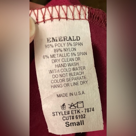 Emerald Brand Long Tunic with Leopard Print Accents - Boutique Size Small - Picture 7 of 7